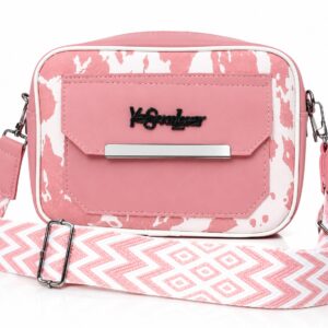 Blush Pink Luxe Printed Bag