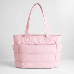 Cloud-Soft Quilted Puffer Tote Bag