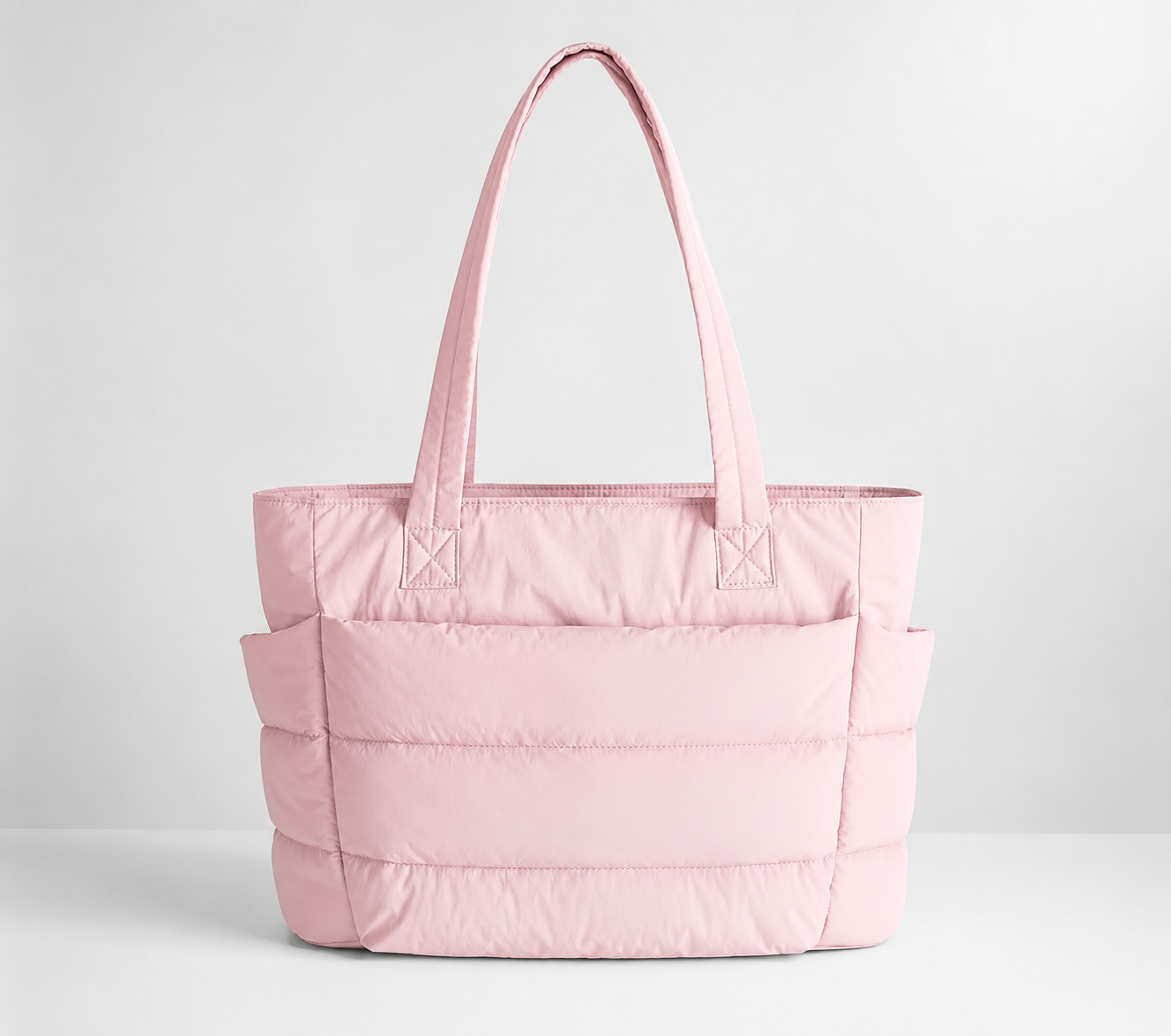 Cloud-Soft Quilted Puffer Tote Bag